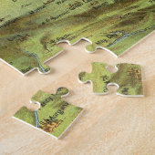 Uitzicht van Birdseyes Grote vlakken Legpuzzel (Zijkant)