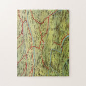 Uitzicht van Birdseyes Grote vlakken Legpuzzel (Verticaal)