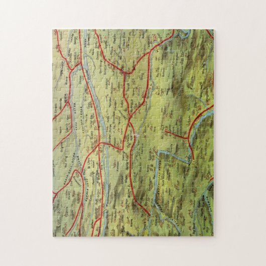 Uitzicht van Birdseyes Grote vlakken Legpuzzel (Verticaal)