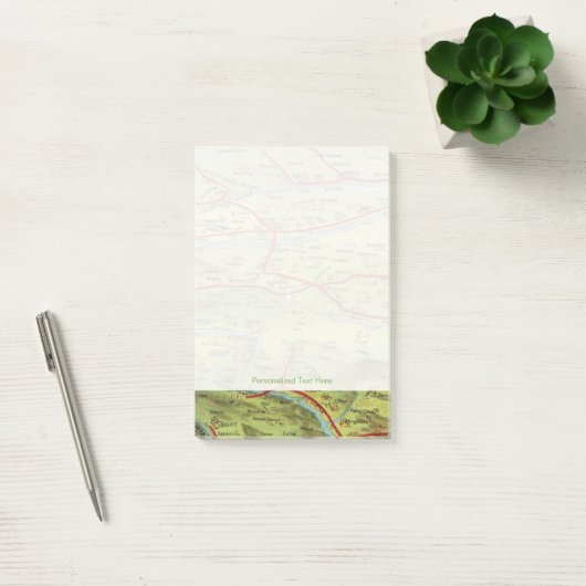 Uitzicht van Birdseyes Grote vlakken Post-it® Notes (Kantoor)
