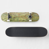 Uitzicht van Birdseyes Grote vlakken Skateboard (Horizontaal)