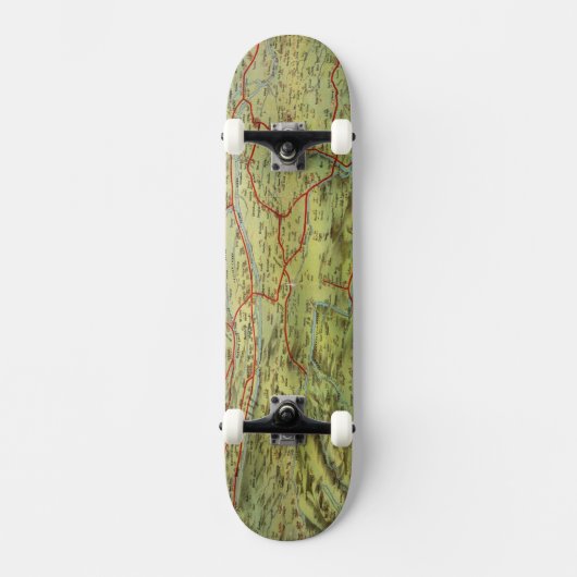 Uitzicht van Birdseyes Grote vlakken Skateboard (Voorkant)