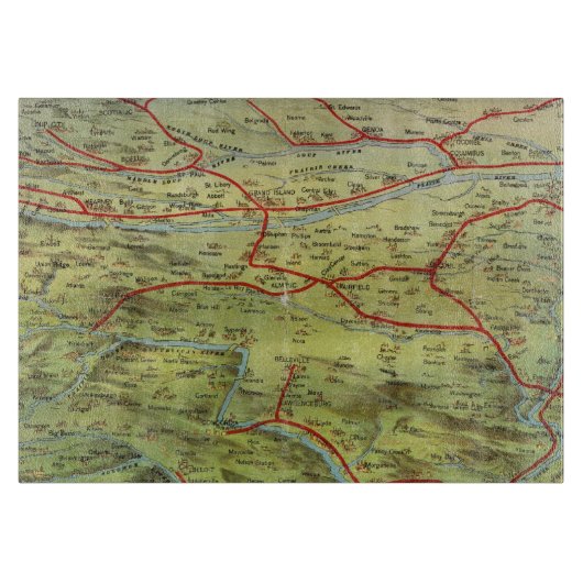 Uitzicht van Birdseyes Grote vlakken Snijplank (Voorkant)