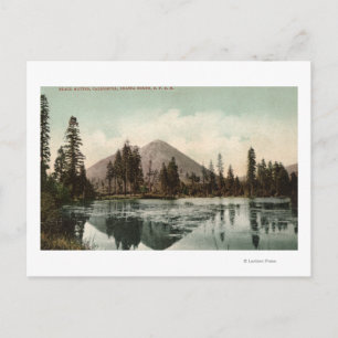 Uitzicht van Black Buttes Along Shasta Route Briefkaart