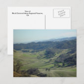 Uitzicht van Black Diamond Mines Briefkaart (Voorkant / Achterkant)