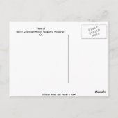 Uitzicht van Black Diamond Mines Briefkaart (Achterkant)