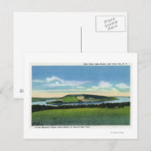 Uitzicht van Bluff Point bij Penn Yan Briefkaart (Voorkant / Achterkant)