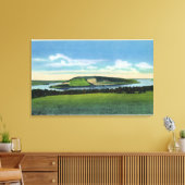 Uitzicht van Bluff Point bij Penn Yan Canvas Afdruk (Insitu (Woonkamer))