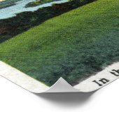 Uitzicht van Bluff Point bij Penn Yan Poster (Hoek)