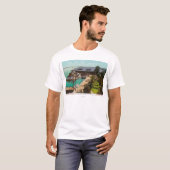 Uitzicht van Boat House, Lake, Leshi Park T-shirt (Voorkant volledig)