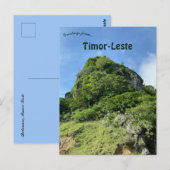 Uitzicht van Bobonaro Timor-Leste Briefkaart (Voorkant / Achterkant)