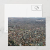 Uitzicht van Bogotá Briefkaart (Voorkant / Achterkant)