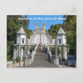 Uitzicht van Bom Jesus do Monte. Briefkaart (Voorkant)