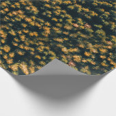 Uitzicht van bomen cadeaupapier (Hoek)