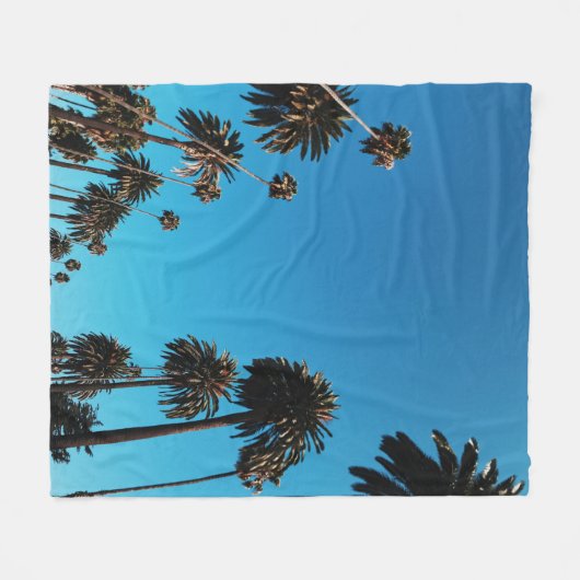 Uitzicht van bomen fleece deken (Voorkant (Horizontaal))