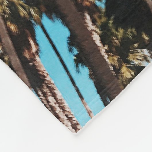 Uitzicht van bomen fleece deken (Hoek)