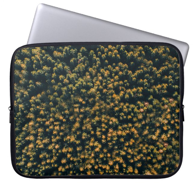 Uitzicht van bomen laptop sleeve (Voorkant)
