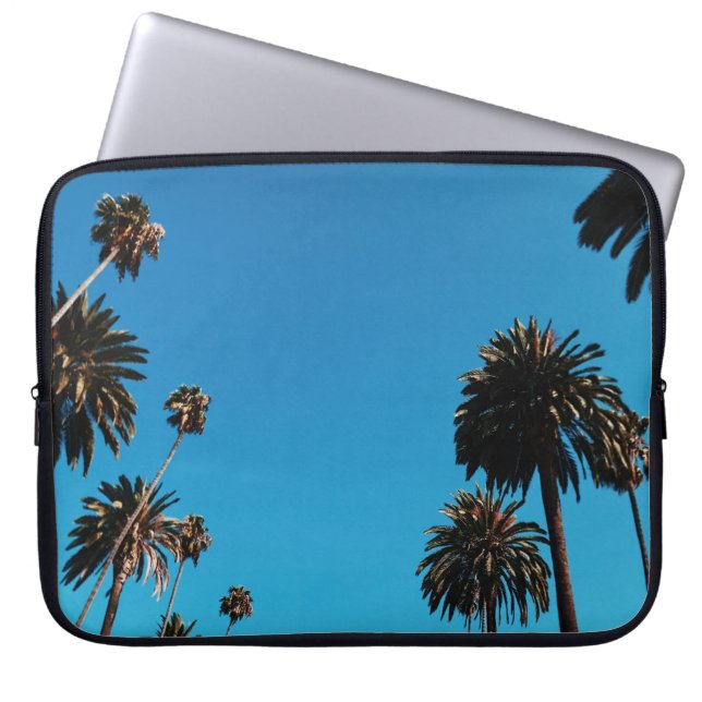 Uitzicht van bomen laptop sleeve (Voorkant)