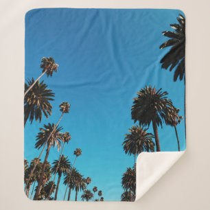 Uitzicht van bomen sherpa deken