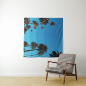 Uitzicht van bomen wandkleed (In Situ (horizontaal))