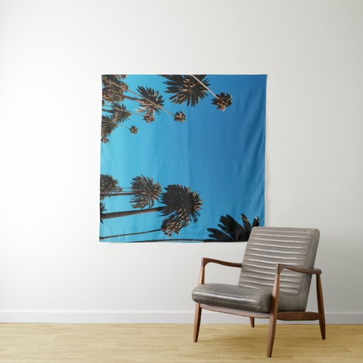 Uitzicht van bomen wandkleed (In Situ (horizontaal))