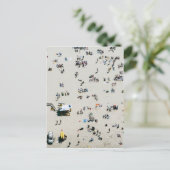 Uitzicht van Bondi Beach, Sydney Australia Briefkaart (Staand voorkant)