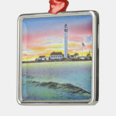 Uitzicht van Boon Island en vuurtoren uit York Metalen Ornament (Links)