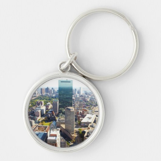 Uitzicht van Boston 2 Sleutelhanger (Voorkant)