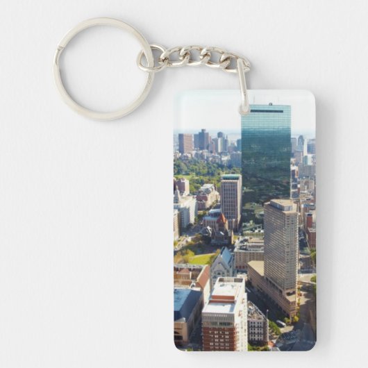 Uitzicht van Boston 2 Sleutelhanger (Voorkant)