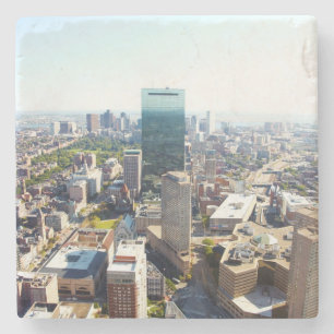 Uitzicht van Boston 2 Stenen Onderzetter