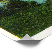 Uitzicht van Boston Boat Intering the Narrows Poster (Hoek)