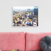 Uitzicht van Boston Canvas Afdruk (Insitu (Woonkamer))