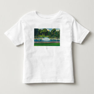 Uitzicht van Boston Common Frog Pond Kinder Shirts