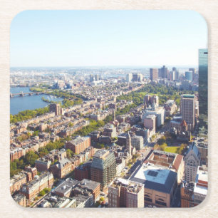 Uitzicht van Boston Kartonnen Onderzetters
