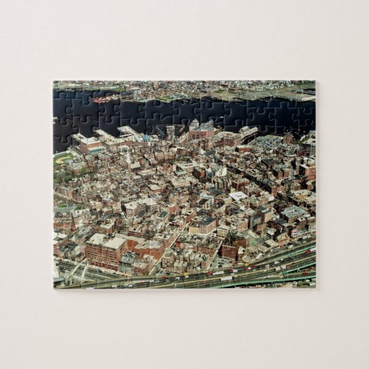 Uitzicht van Boston, MA Legpuzzel (Horizontaal)