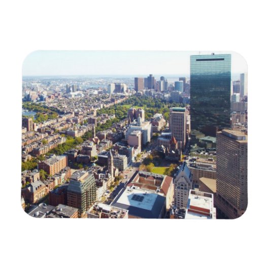 Uitzicht van Boston Magneet (Horizontaal)