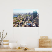 Uitzicht van Boston Poster (Keuken)