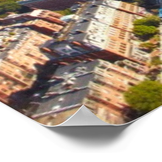 Uitzicht van Boston Poster (Hoek)