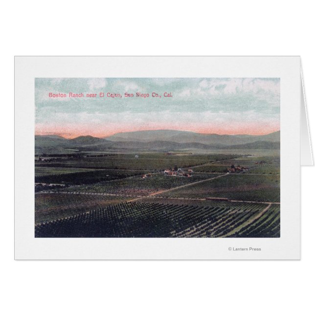 Uitzicht van Boston Ranch in San Diego County (Voorkant Horizontaal)