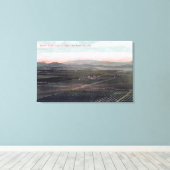 Uitzicht van Boston Ranch in San Diego County Canvas Afdruk (Insitu (Houten vloer))