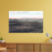 Uitzicht van Boston Ranch in San Diego County Canvas Afdruk (Insitu (Woonkamer))