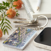 Uitzicht van Boston Sleutelhanger (Voorkant Rechts)