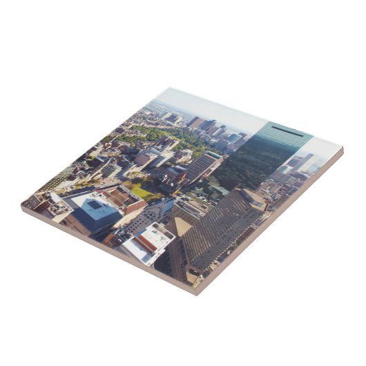 Uitzicht van Boston Tegeltje (Zijkant)