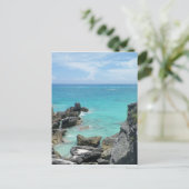 Uitzicht van bovenaan briefkaart (Staand voorkant)