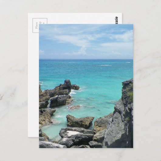 Uitzicht van bovenaan briefkaart (Voorkant / Achterkant)