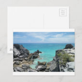 Uitzicht van bovenaan briefkaart (Voorkant / Achterkant)