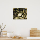 Uitzicht van bovenaf afdrukken poster (Keuken)