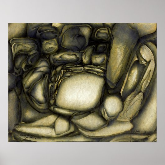 Uitzicht van bovenaf afdrukken poster (Voorkant)