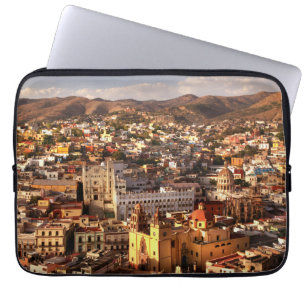 Uitzicht van bovenaf laptop sleeve