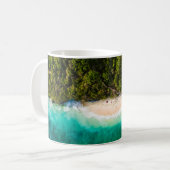 Uitzicht van bovenaf, verbluffend uitzicht vanuit  koffiemok (Voorkant links)